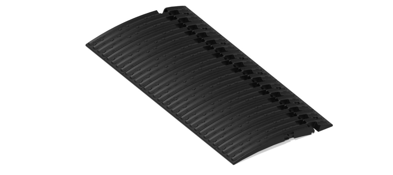 Caliber Edge Glides 2.0 – Kit Passerella Per Rimorchio 9x96 Pollici – 4 Pezzi – Antiscivolo