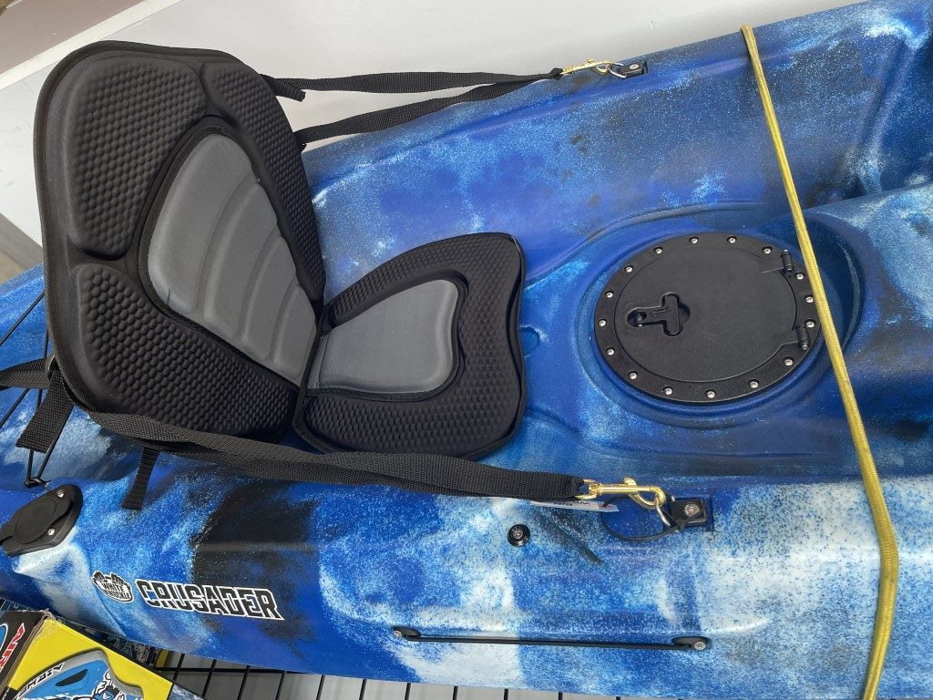 crusader tandem kayak blue