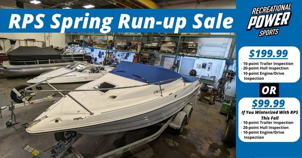 Spring Run up sale at Recreational power sports.