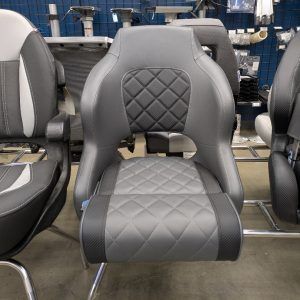 Premium Flip Up Bucket Seat (Charcoal/Black)