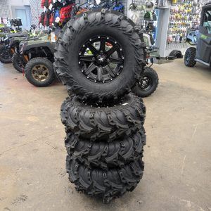 ITP Mud Lite II Tires and MSA M33 Pre-made Set (4/110)